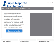 Tablet Screenshot of lupusnephritis.org